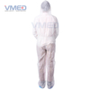 Disposable SPP White Coverall With Hood And Boots
