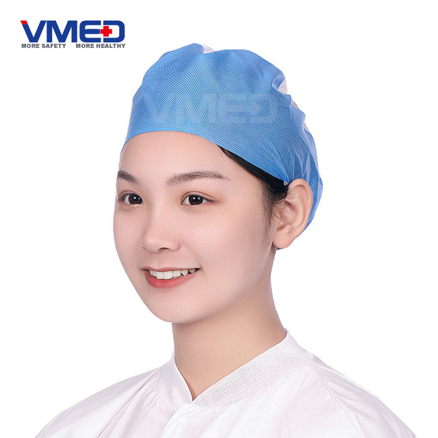Disposable SMS+PP Doctor Cap With Elastic-2