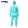 Disposable SPP Non-woven Green Coverall With Attached Hood