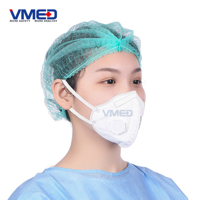 Disposable Folded N95 Mask With Valves-3