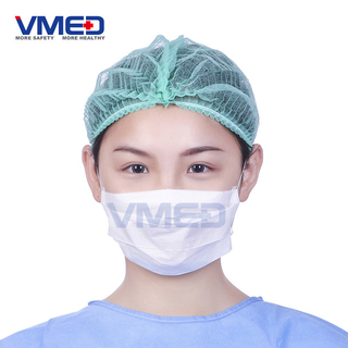 Disposable White Paper Protective Mask with Earloop