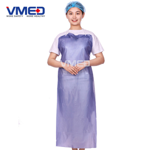 Disposable Purple PVC Apron