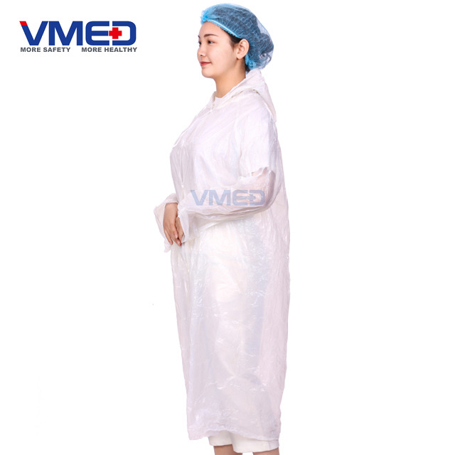 Disposable PE Rain Coat