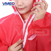 Disposable Red SMS Coverall With White Strips-3