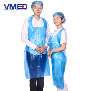 Disposable Blue PE Apron-1