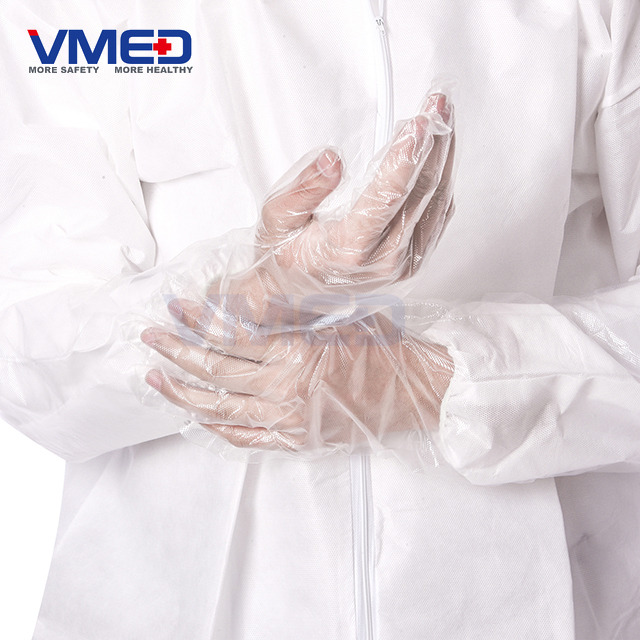 Disposable Transparent PE Gloves-3