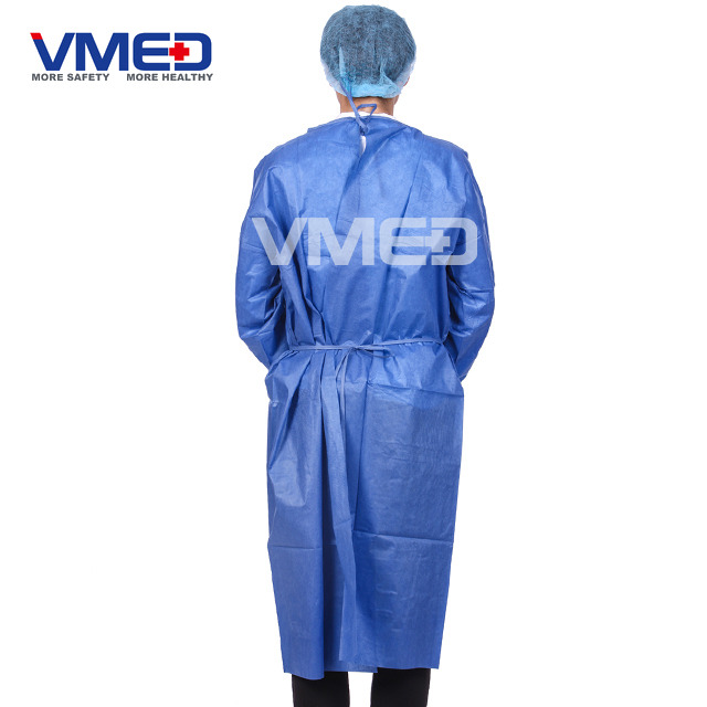 Disposable Non-woven Sterile Surgical Gown-3