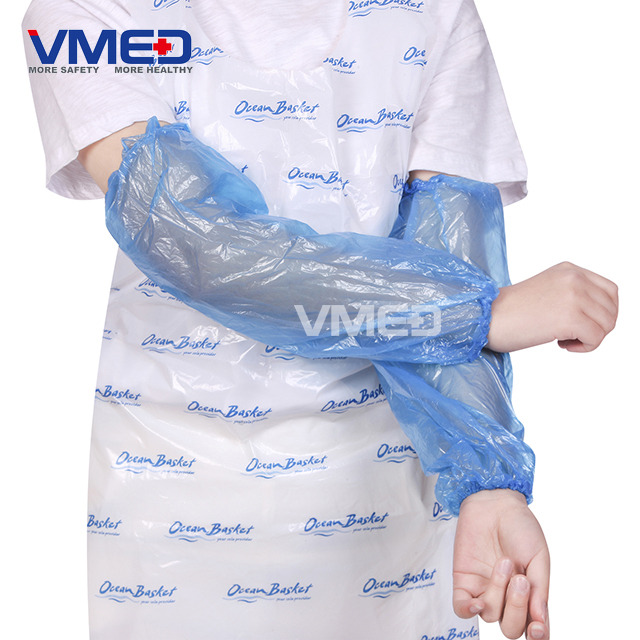 Disposable Blue PE Sleeve Cover