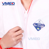 Disposable White SMS TYPE 5 Coverall With Red Strip