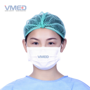 White Surgical Laboratory Face Protection Mask
