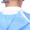 Disposable SMS Non-woven Surgical Gown With Knitted Cuffs-4