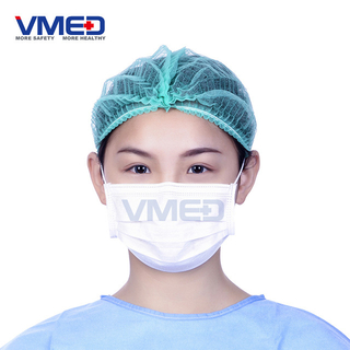 White Surgical Laboratory Face Protection Mask