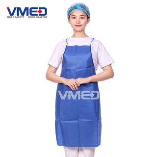 Disposable Blue SMS Apron