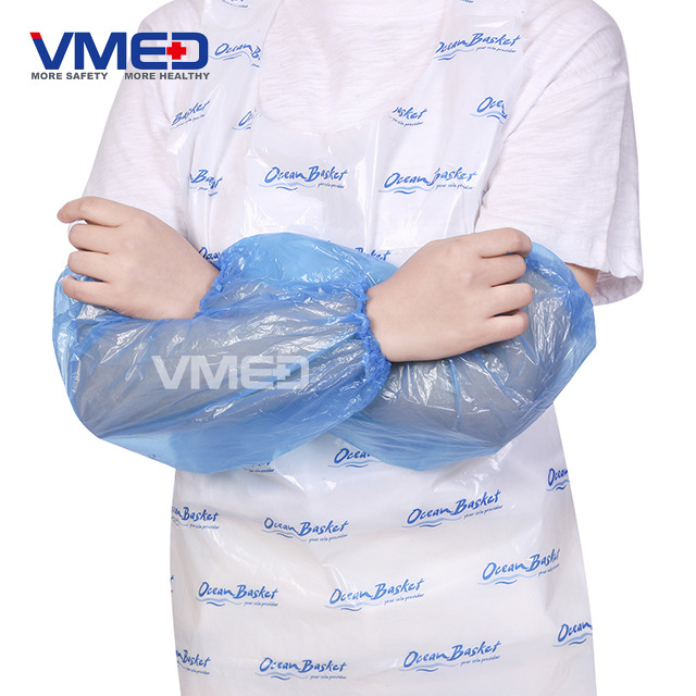 Disposable Blue PE Sleeve Cover