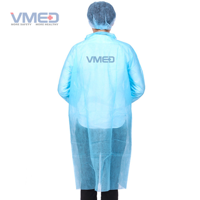 Disposable Industry Non-woven Lab Coat 