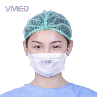 Disposable White Paper Protective Mask with Earloop