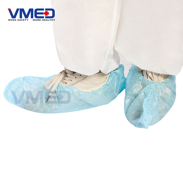 Disposable PP+PE Coated Shoe Cover-2