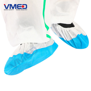 Disposable PP+CPE Coated Shoe Cover-1