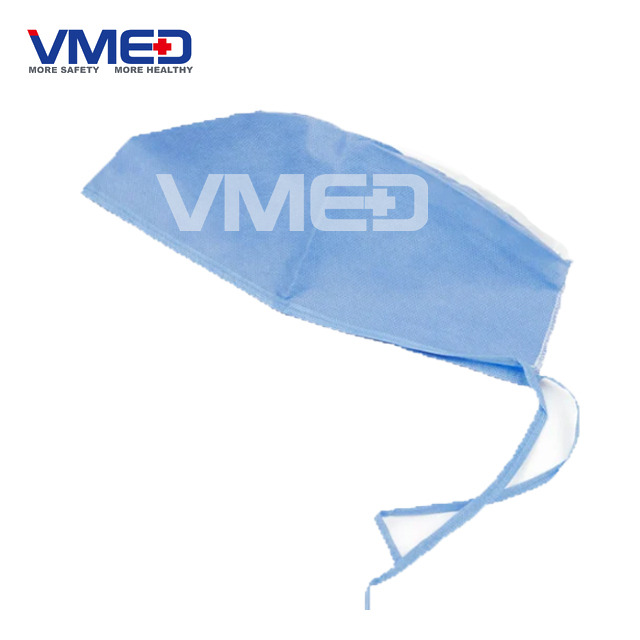 Disposable SMS+PP Doctor Cap With Ties