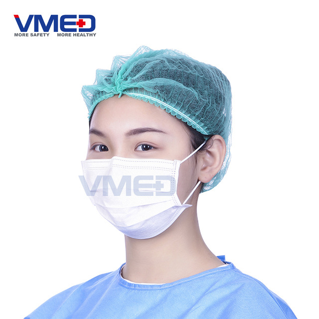 White Surgical Laboratory Face Protection Mask