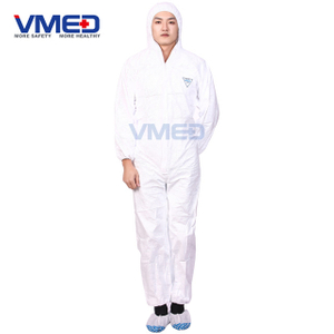 Disposable White Micro-porous Protective Coverall