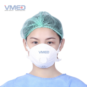 Cone Type Protective Face Mask with Elastic Head Band