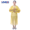 Disposable Yellow PE Gown-1