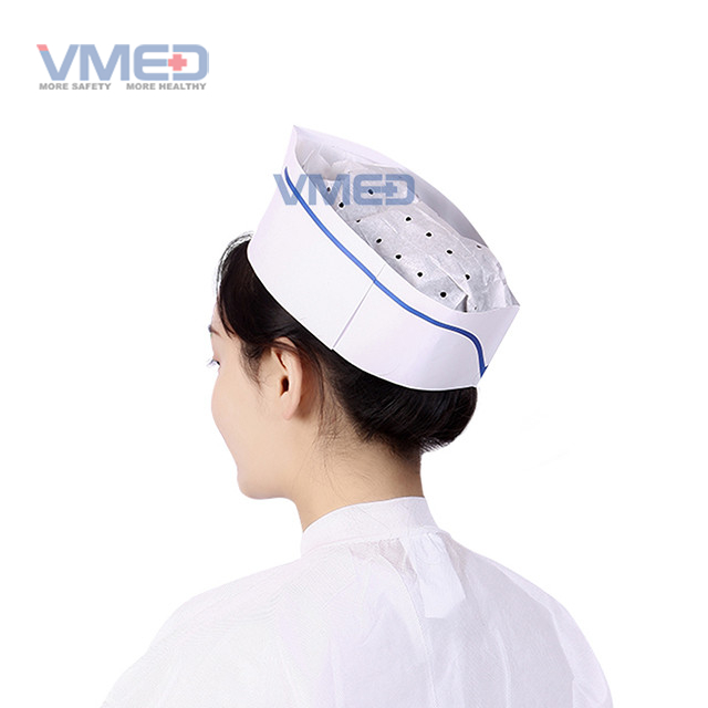 Disposable Protective Paper Chef Cap