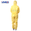 Disposable Yellow PP+PE TYPE 3/4 Coverall -4