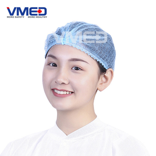 Disposable Industry Safety Non-woven Clip Cap