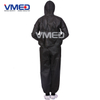 Disposable Black SMS Protective Coverall-3