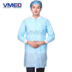 SMS Protective Lab Coat with Knitted Cuffs-1