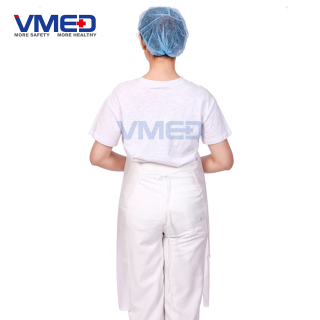 Disposable White SMS Apron