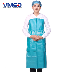 Disposable Blue PVC Apron