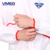 Disposable White SMS TYPE 5 Coverall With Red Strip