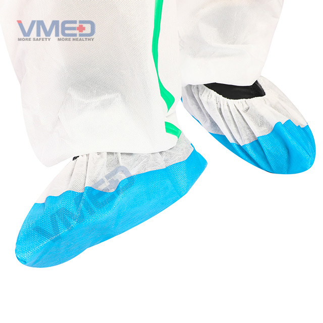 Disposable PP+CPE Coated Shoe Cover