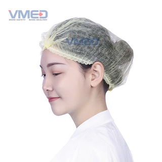 Disposable Surgical Non-woven Mob Cap with single elastic