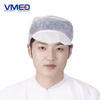 White Surgical Non-woven Snood Cap -1