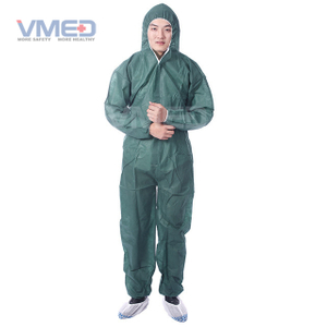 Disposable SPP Coverall With Hood And Without Boots