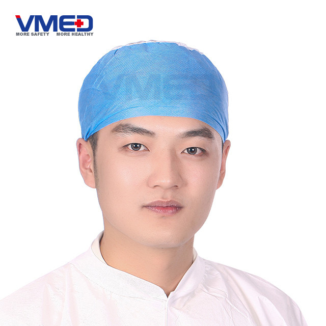 Disposable SMS+PP Doctor Cap With Elastic-4