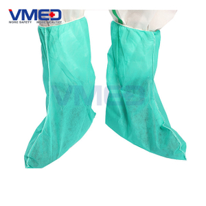 Disposable SPP Non-woven Green Boot Cover-1