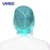 Disposable Green SPP Non-woven Hood-3