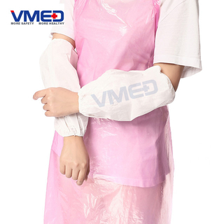 Disposable White Micro-porous Non-woven Sleeve Cover