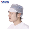 White Surgical Non-woven Snood Cap -3