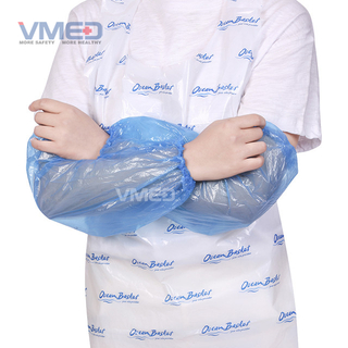 Disposable Blue PE Sleeve Cover