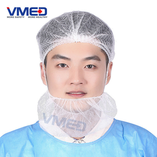 Disposable SPP Non-woven Beard Cover With Head Loop