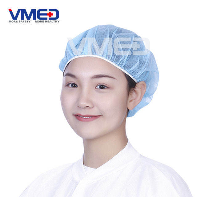 Disposable Sterile Non-woven Bouffant Cap 