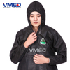 Disposable Black SMS Protective Coverall-4