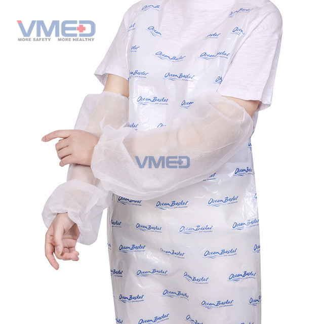 Disposable White Non-woven Sleeve Cover 