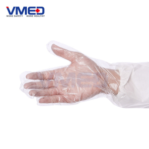 Disposable Transparent PE Gloves-1
